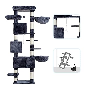 マザーキャット Amazon.com : Hey-brother Cat Tree, Cat Tower for Indoor Cats